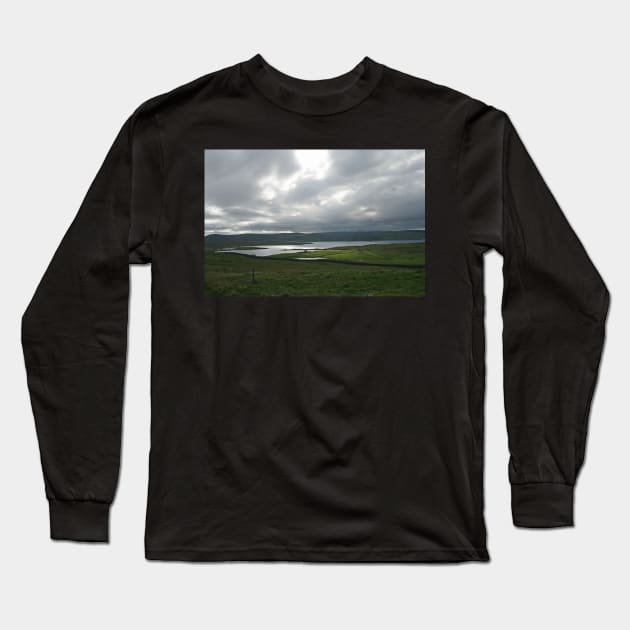 Light on the Land, Shetland Long Sleeve T-Shirt by orcadia